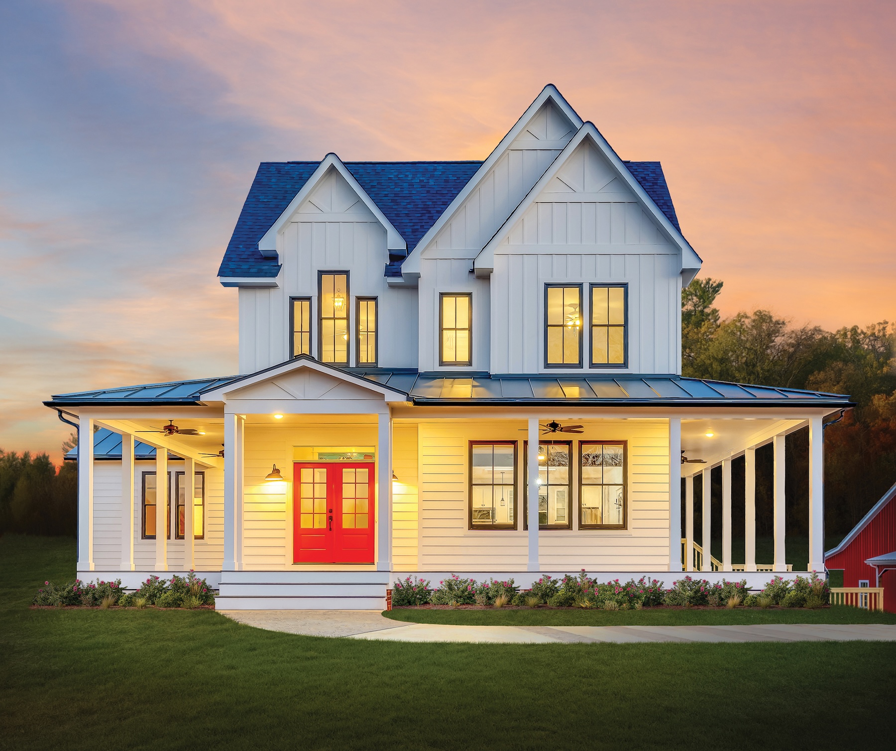 Natural White, Board and Batten
