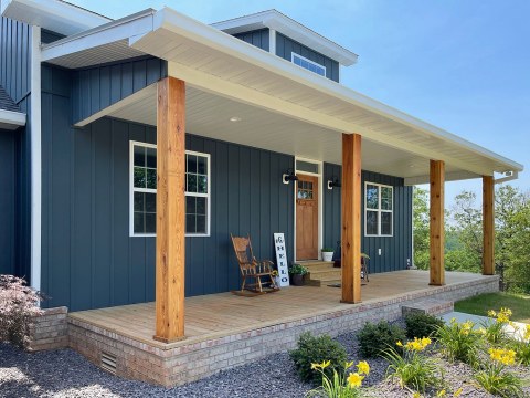 Blue Spruce, Board and Batten Siding