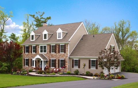 Misty Taupe, Horizontal Lap Siding