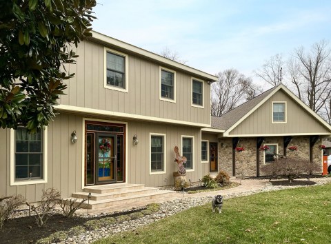 Misty Taupe, Horizontal Lap Siding