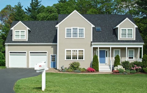 Misty Taupe, Horizontal Lap Siding